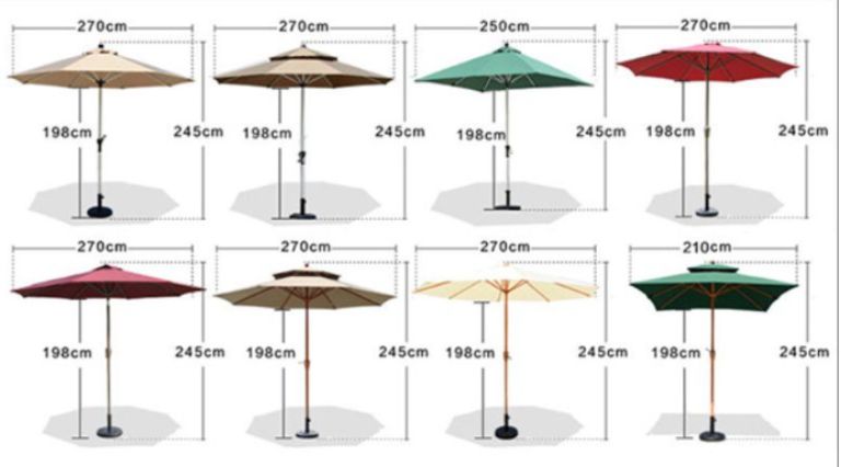Các mẫu ô dù che nắng mưa quán cafe đẹp giá rẻ