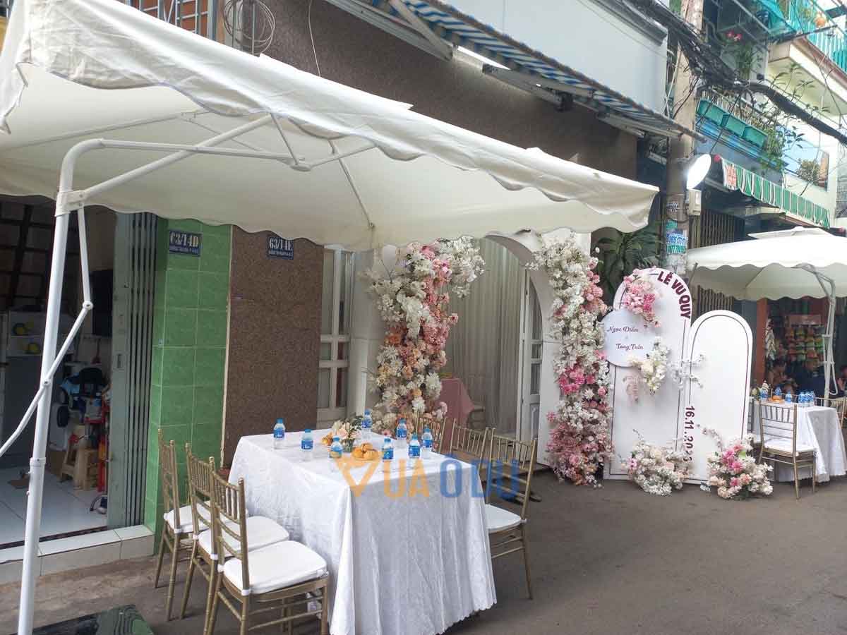 Cho thuê dù tại tiệc cưới quận 3